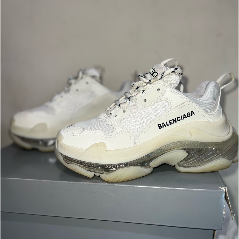 Balenciaga Women’s Triple S Clear Sole Sneakers